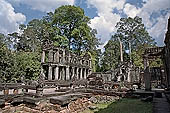 Preah Khan temple - the two-story building.